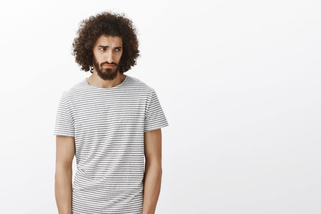 White T-Shirt with Black Stripes