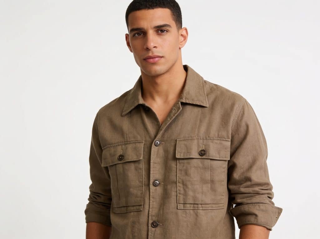 Buck Mason Linen Camp Shirt