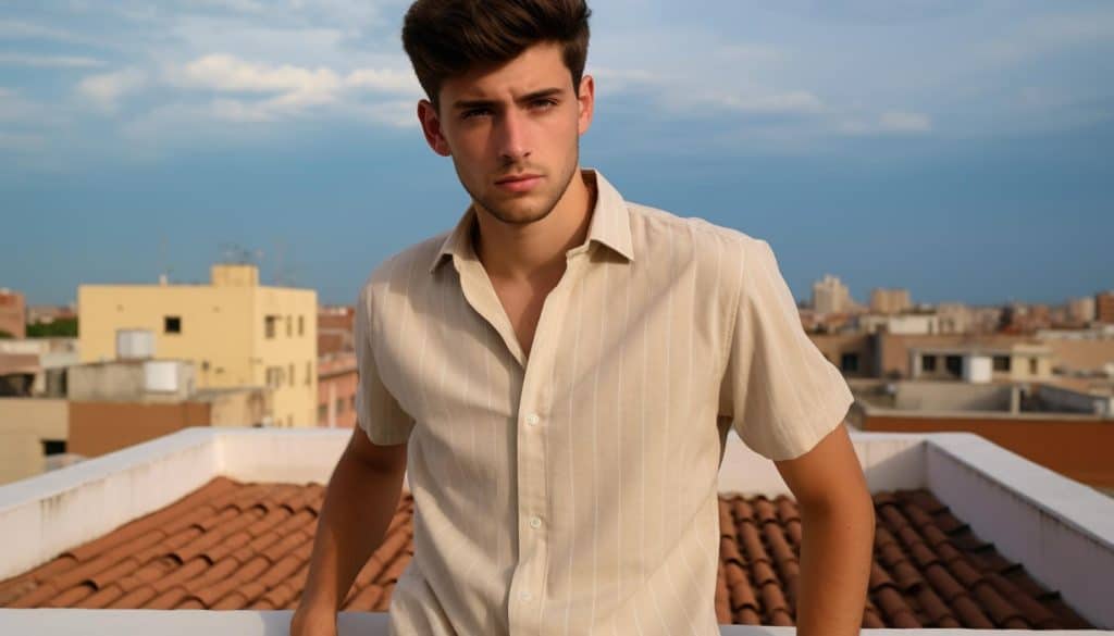 Marine Layer Linen Blend Shirt