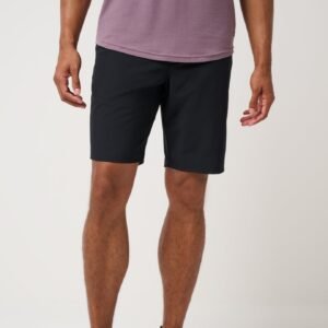 TravisMathew Beck 2.0 Short 10 inch in black, back view