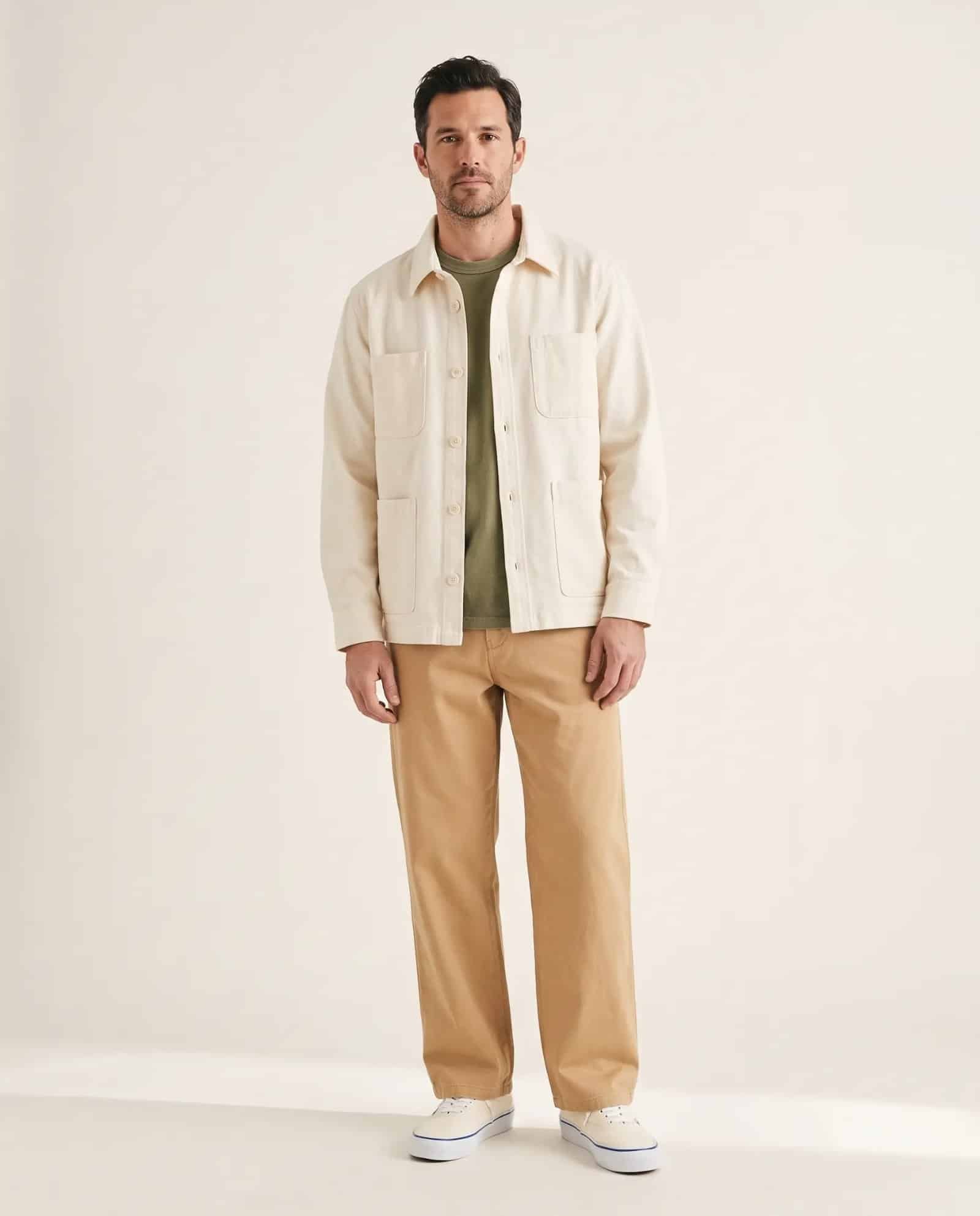 One piece three ways, look 1: open over a tee
